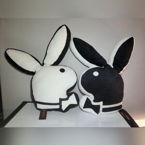 Playboy Plush Bunny Pillow - Black & White